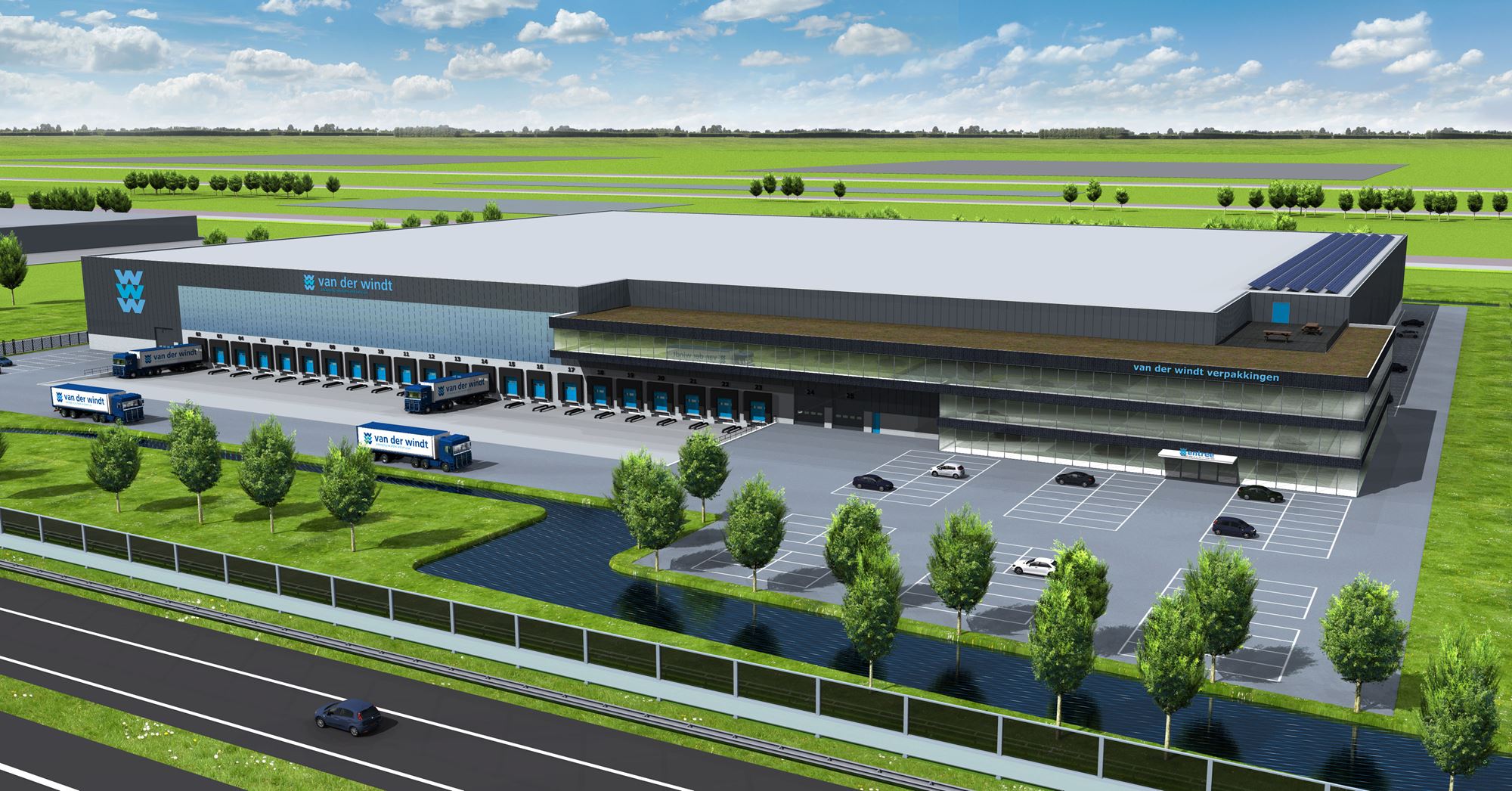 Distributie- centrum ontwerp Den Hoorn