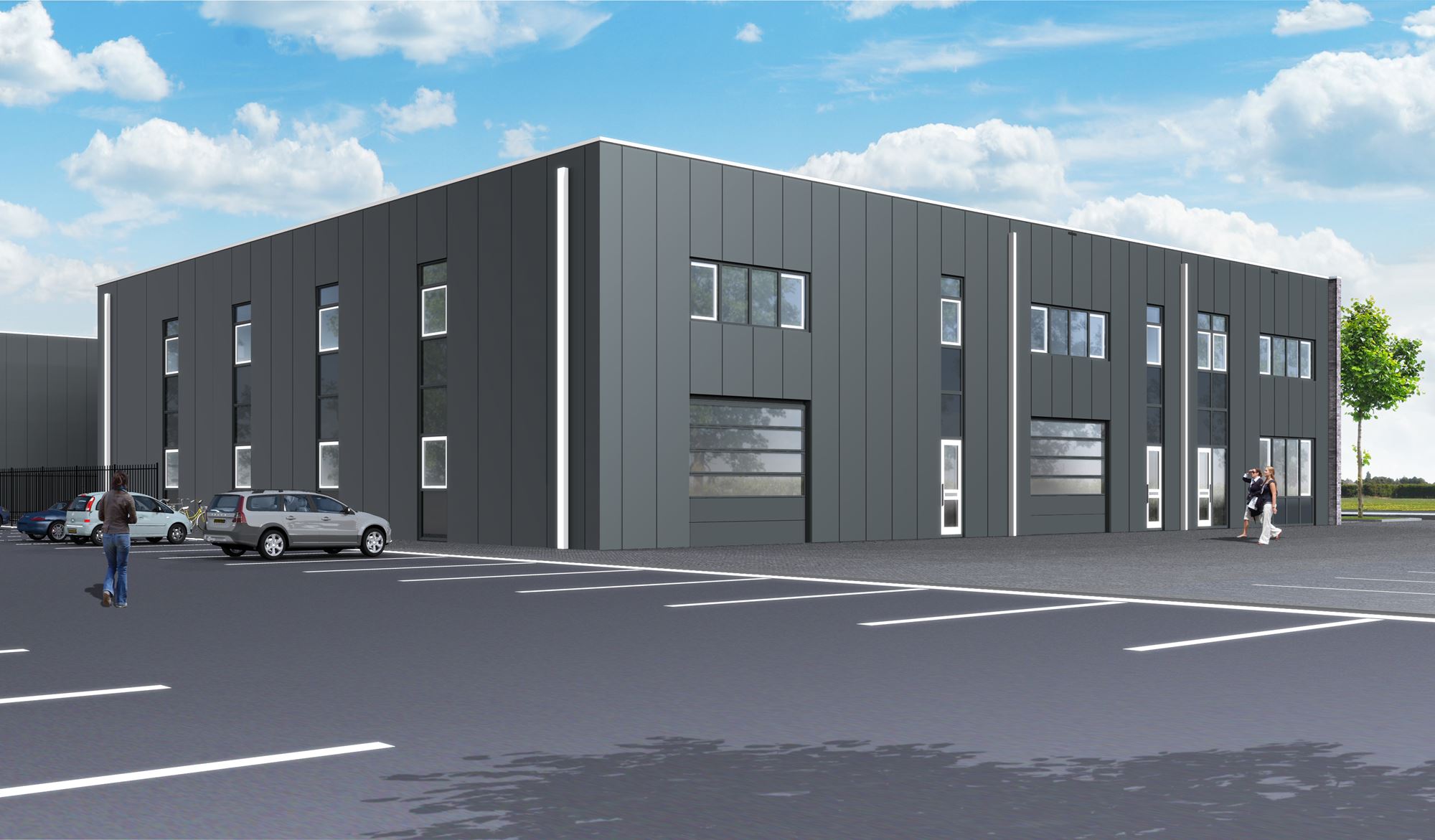 Lingeplaza, achterzijde